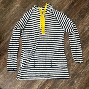 Ralph Lauren Navy and White Stripped Pullover